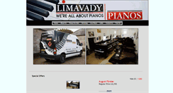 Desktop Screenshot of limavadypianos.com